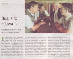 Peterdorf im Magazin „Aufleben“ der Kleinen Zeitung
