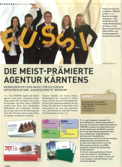 Werbeagentur Fussi – Die meistprämierte Agentur Kärntens